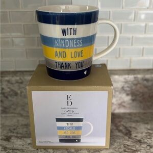 Royal Doulton Ellen DeGeneres ED Friend Coffee Mug CUP with box - new 16.5oz